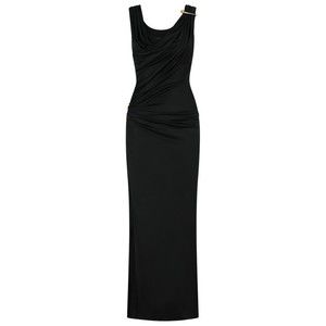 Versace Black Viscose Dress - NWT